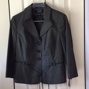 Larry Levine Signature 2pc Suit Combo Blazer-Skirt  Size 14